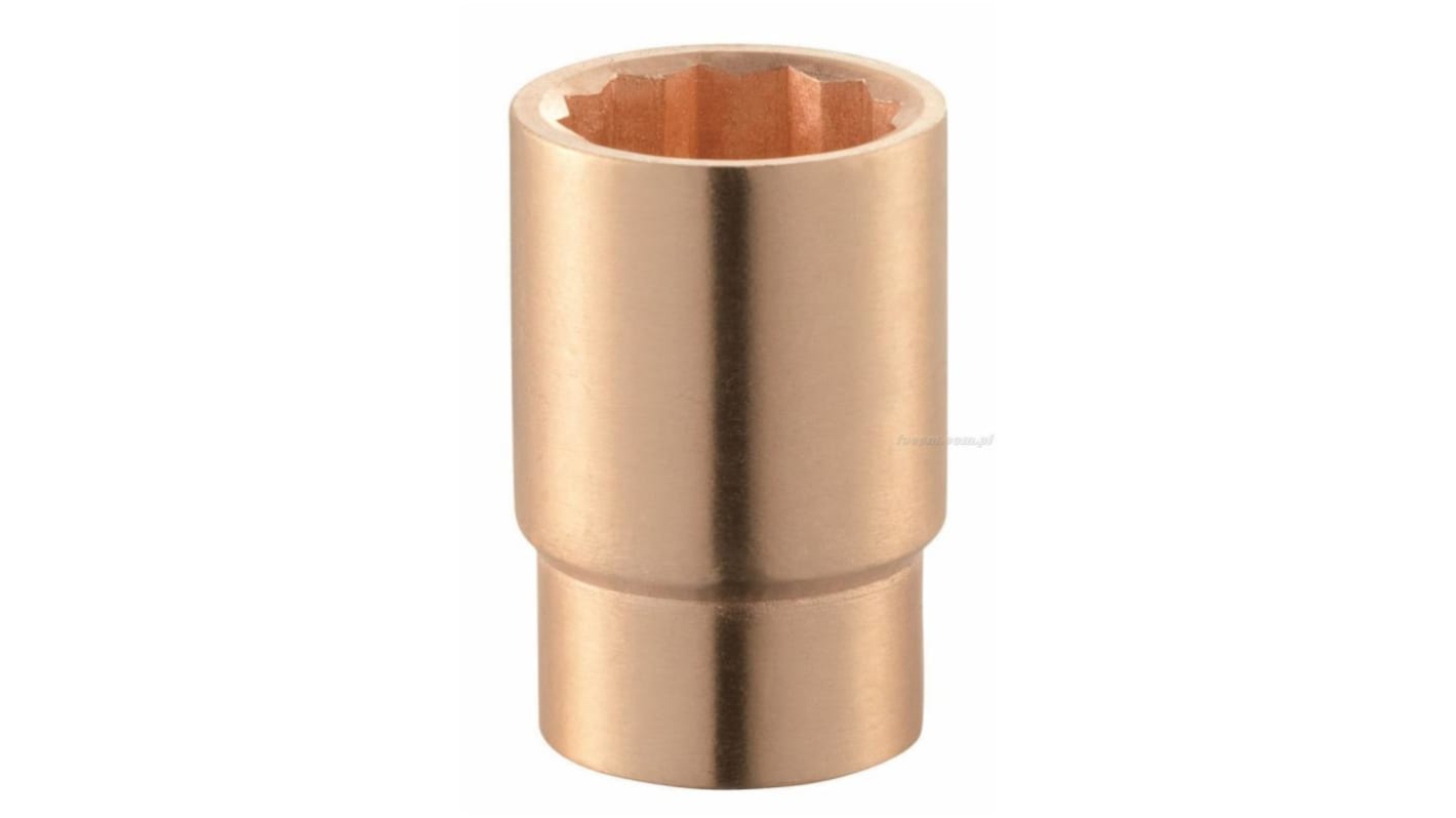 Facom 3/4 in Drive 1 1/8in Standard Socket, 12 point, 55 mm Overall Length