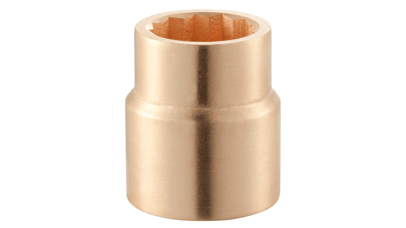 Facom 1 in Drive 34mm Standard Socket, 12 point, 60 mm Overall Length