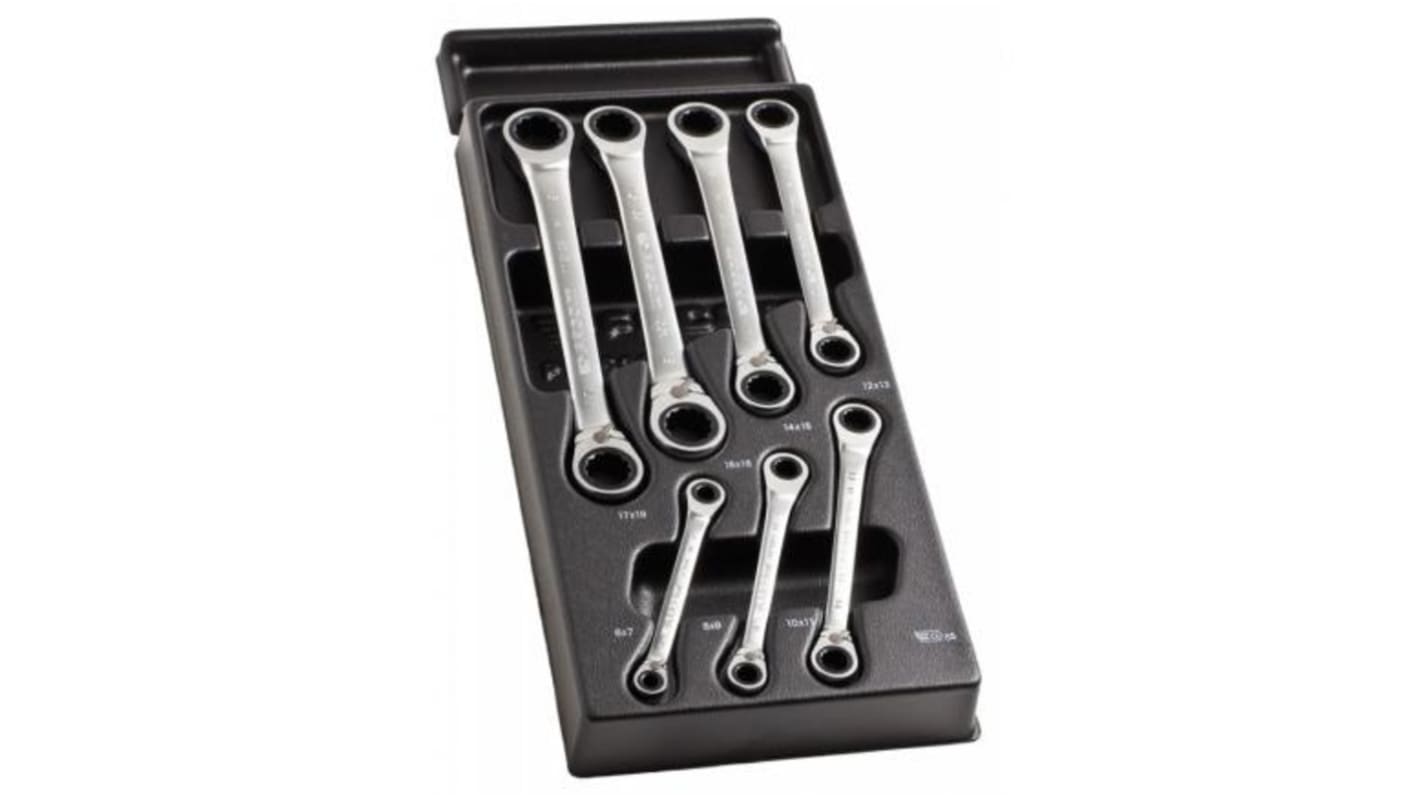 Facom MODM.65J7 Series 13-Piece Combination Ratchet Spanner Set, 6 → 19 mm