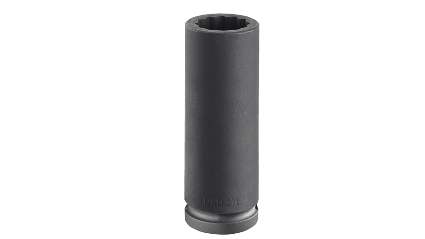 Facom 42mm, 3/4 in Drive Impact Socket Deep Impact Socket, 85 mm length