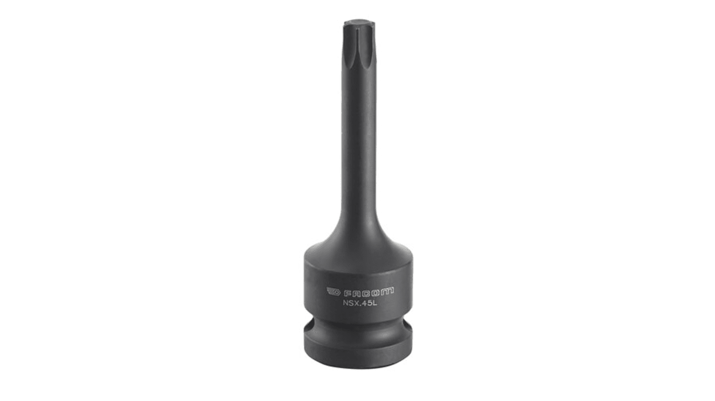 Facom 20mm, 1/2 in Drive Impact Socket Impact Bit Socket, 78 mm length