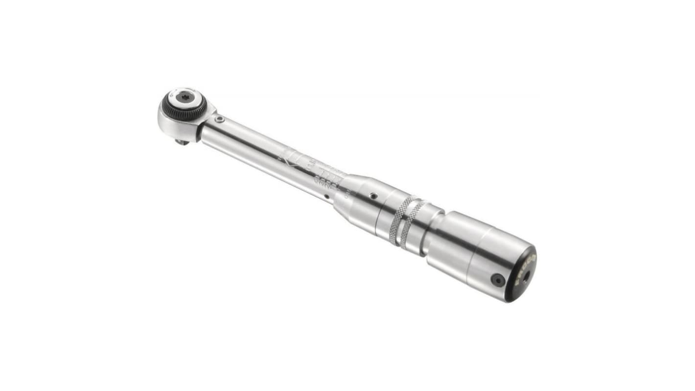 Facom Click Torque Wrench, 1 → 5Nm, 1/4 in Drive, Square Drive