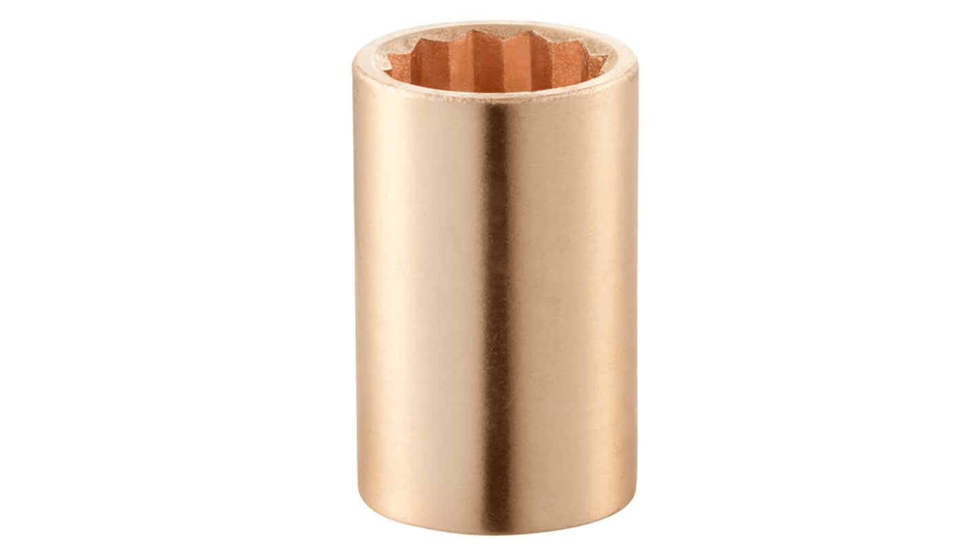 Facom 1/2 in Non-Sparking 12 Point Socket Socket, 40 mm Overall