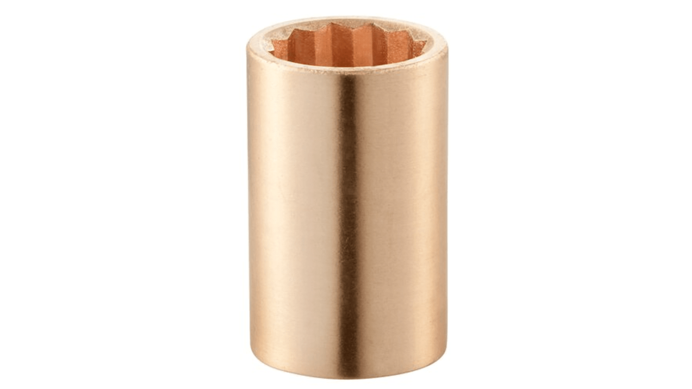 Facom 1/2 in Drive 13mm Standard Socket, 12 point, 40 mm Overall Length