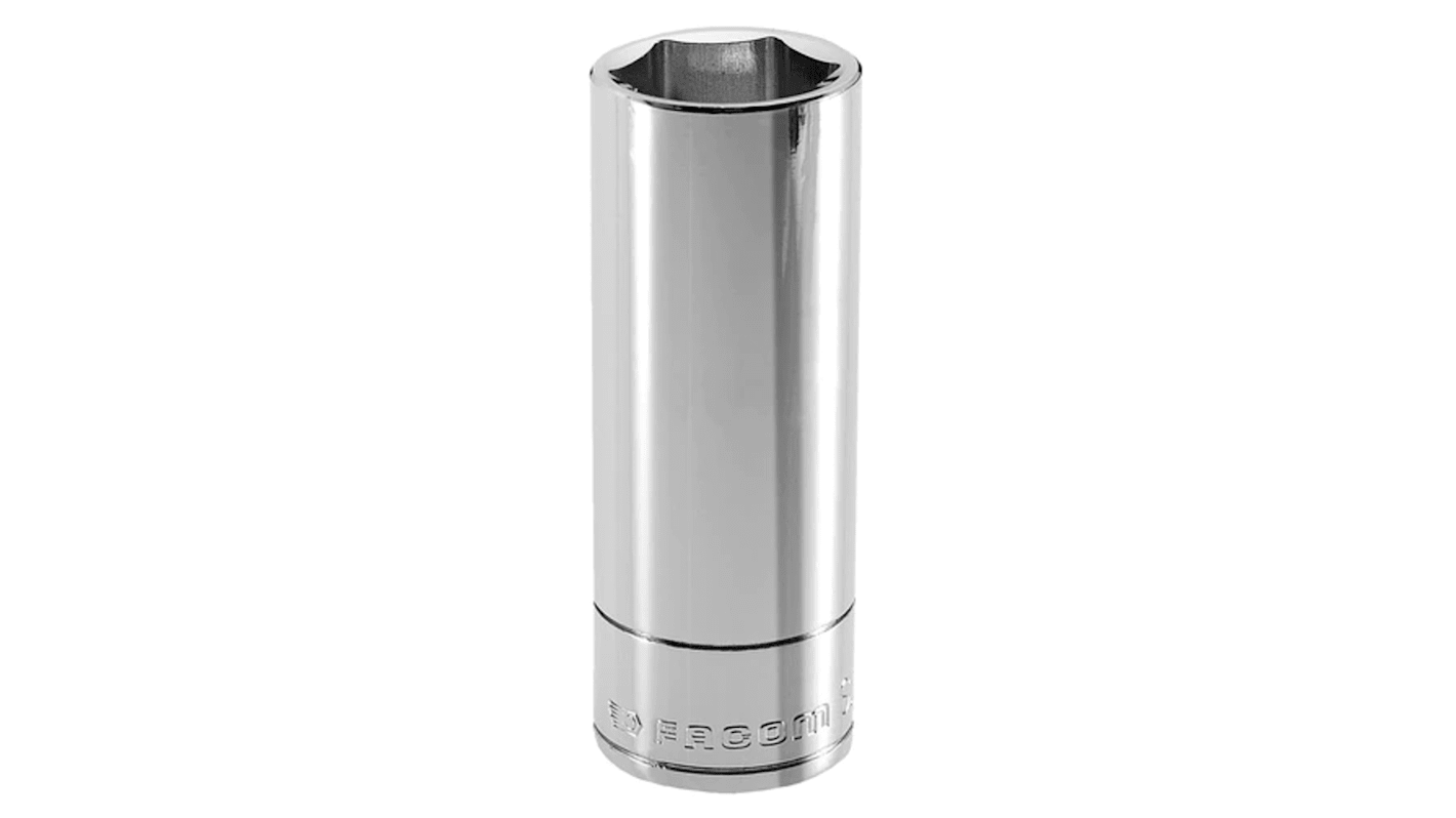 Facom 1/2 in Drive 22mm Deep Socket, 6 point, 77 mm Overall Length