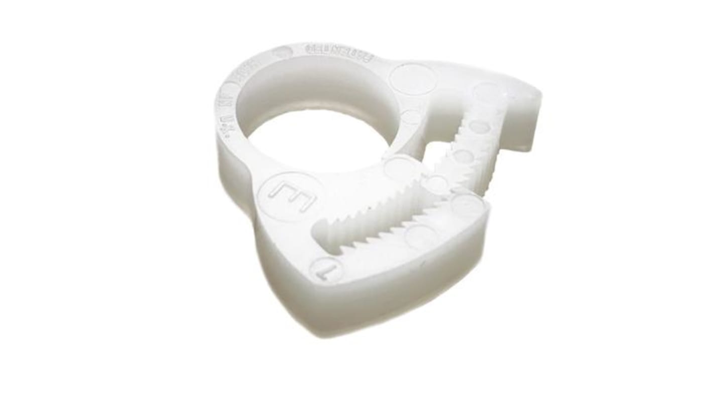 RS PRO Nylon Snap Grip Hose Clamp, 5.6 → 6.5mm ID RS