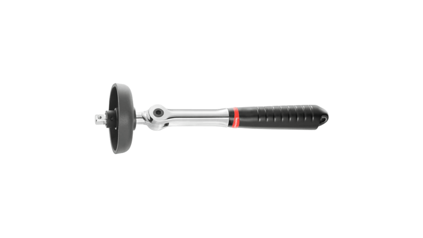 Facom 3/8 in Square Socket Wrench with Ratchet Handle, 280 mm Overall