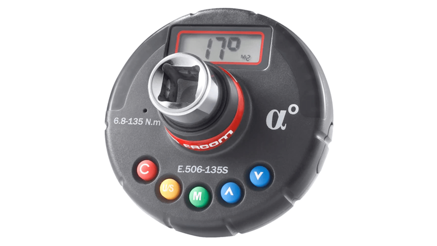 E.506135S Digital Torque Tester, 6.7 → 135Nm, 1/2in Drive, ± 3