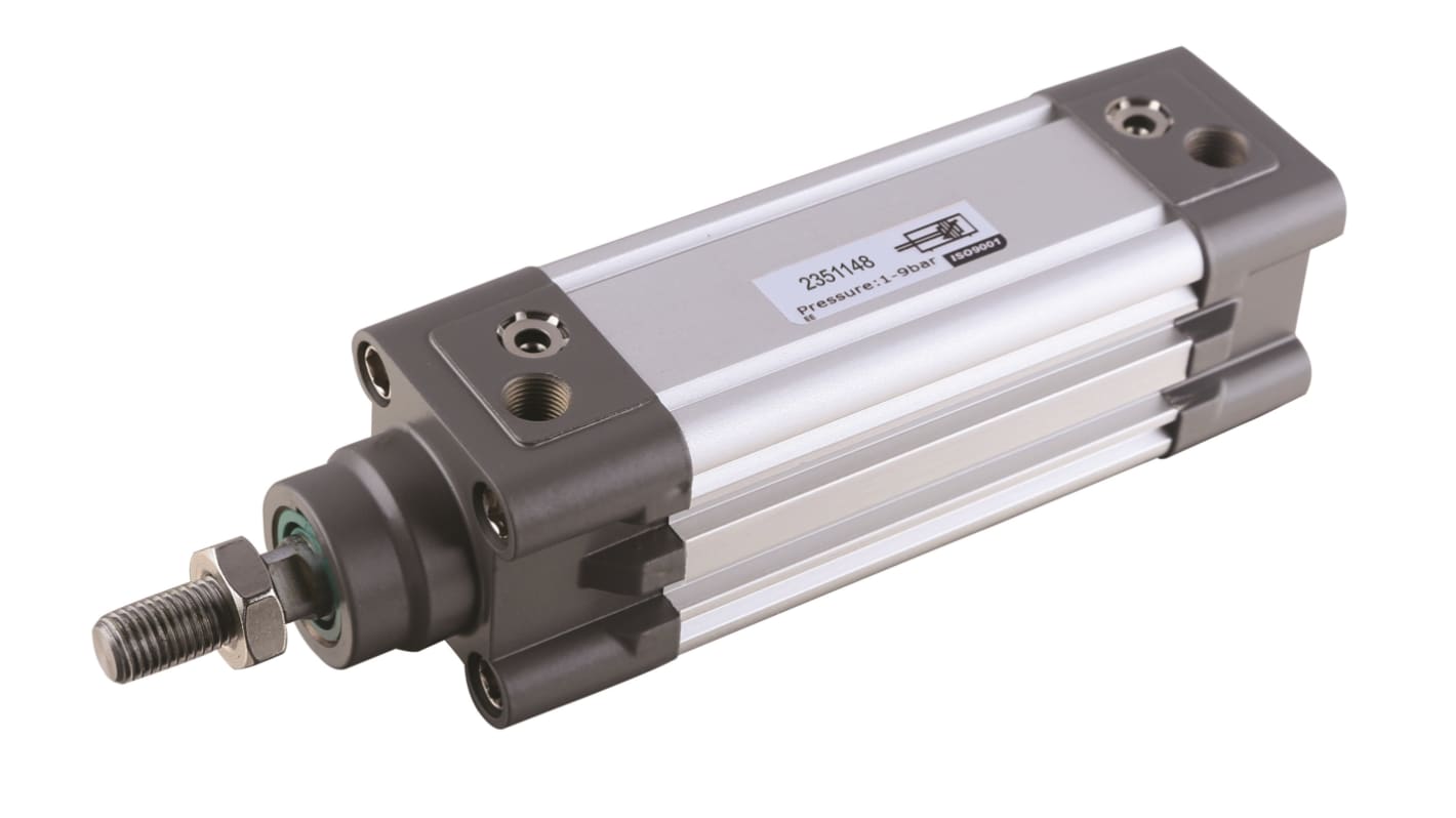 RS PRO Double Acting Cylinder - 32mm Bore, 100mm Stroke, FVBC Series, Double Acting