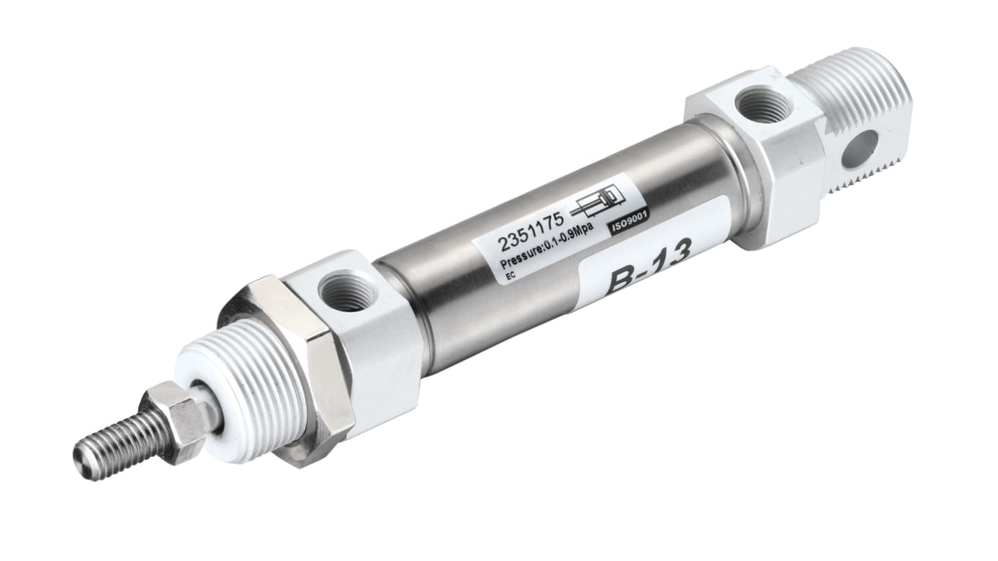 RS PRO ISO Standard Cylinder - 20mm Bore, 25mm Stroke, IAC Series, Double Acting