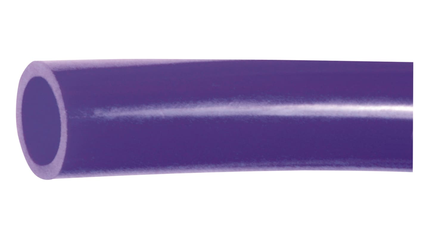 RS PRO Druckluftrohr Polyurethan Blau lichtdurchlässig, Innen-Ø 8mm / Außen 12mm x 50m bis 10bar