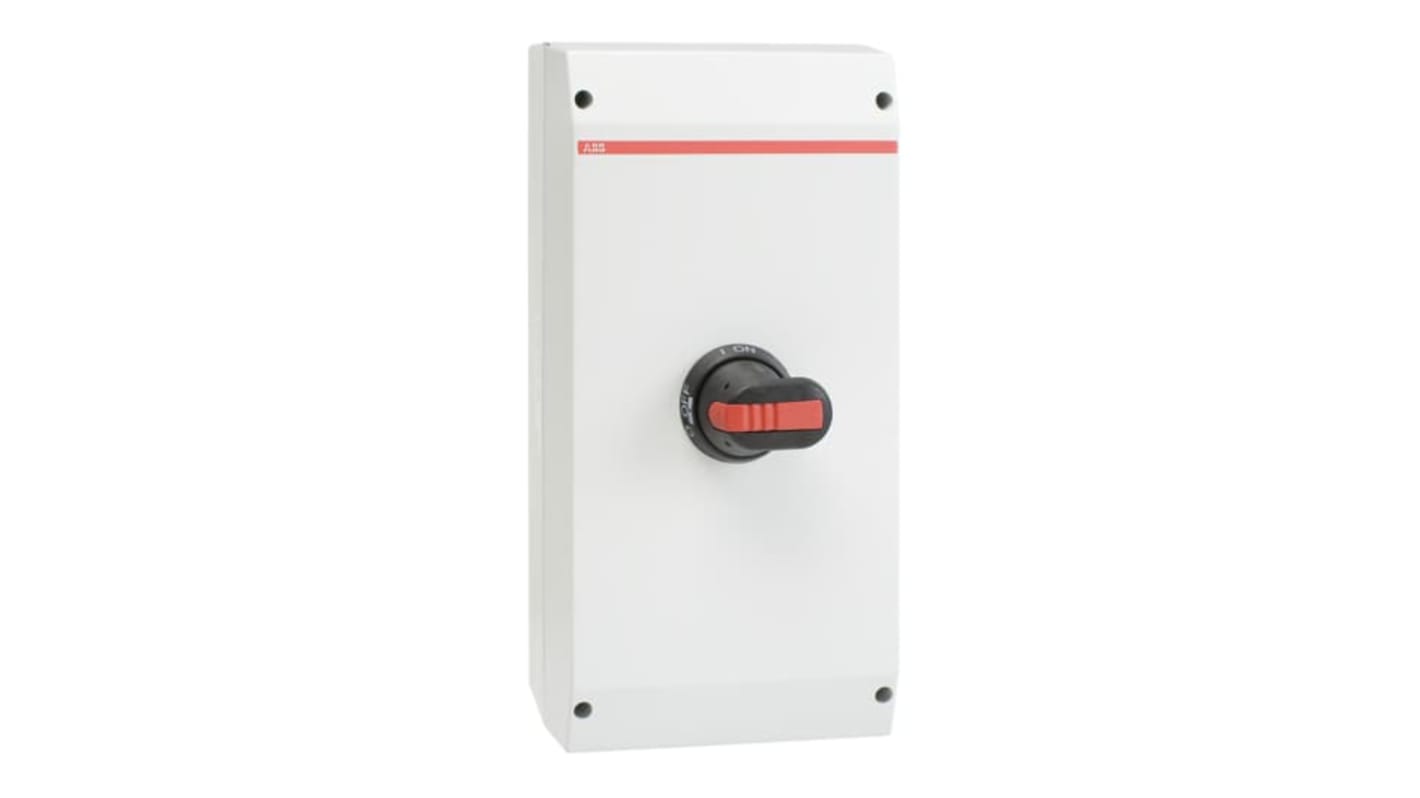 ABB 6P Pole Screw Mount Switch Disconnector - 125A Maximum Current, 45kW Power Rating, IP65