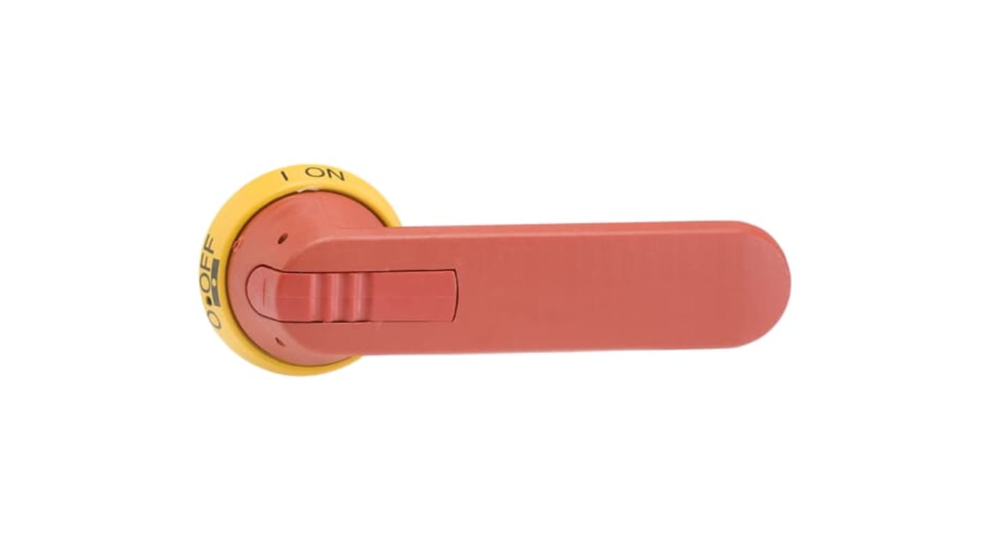 Manopola rotante ABB 1SCA022460R7060, Rosso/Giallo, 145mm, IP65, per Sezionatore OT16