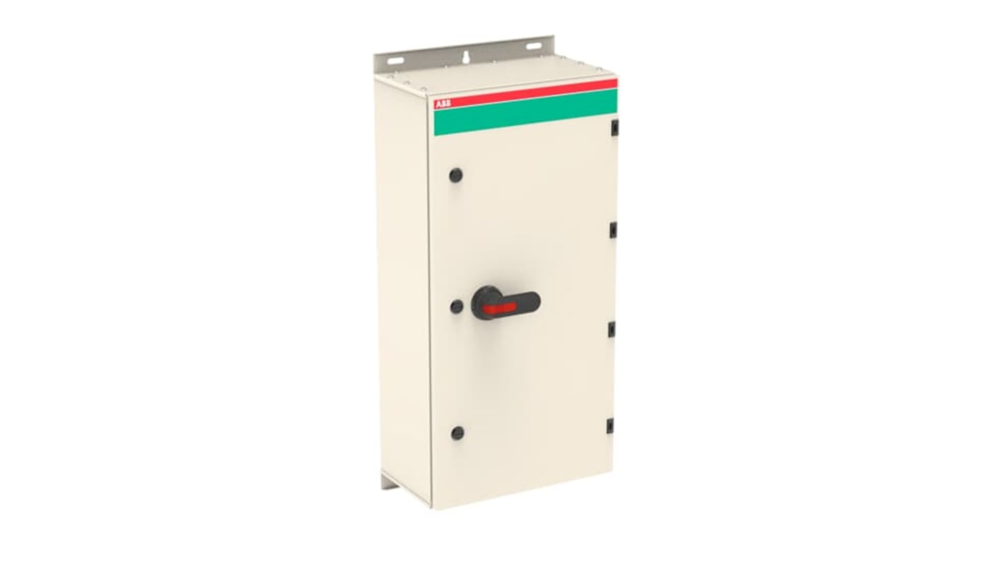 ABB 4P Pole Screw Mount Switch Disconnector - 250A Maximum Current, 200kW Power Rating, IP54
