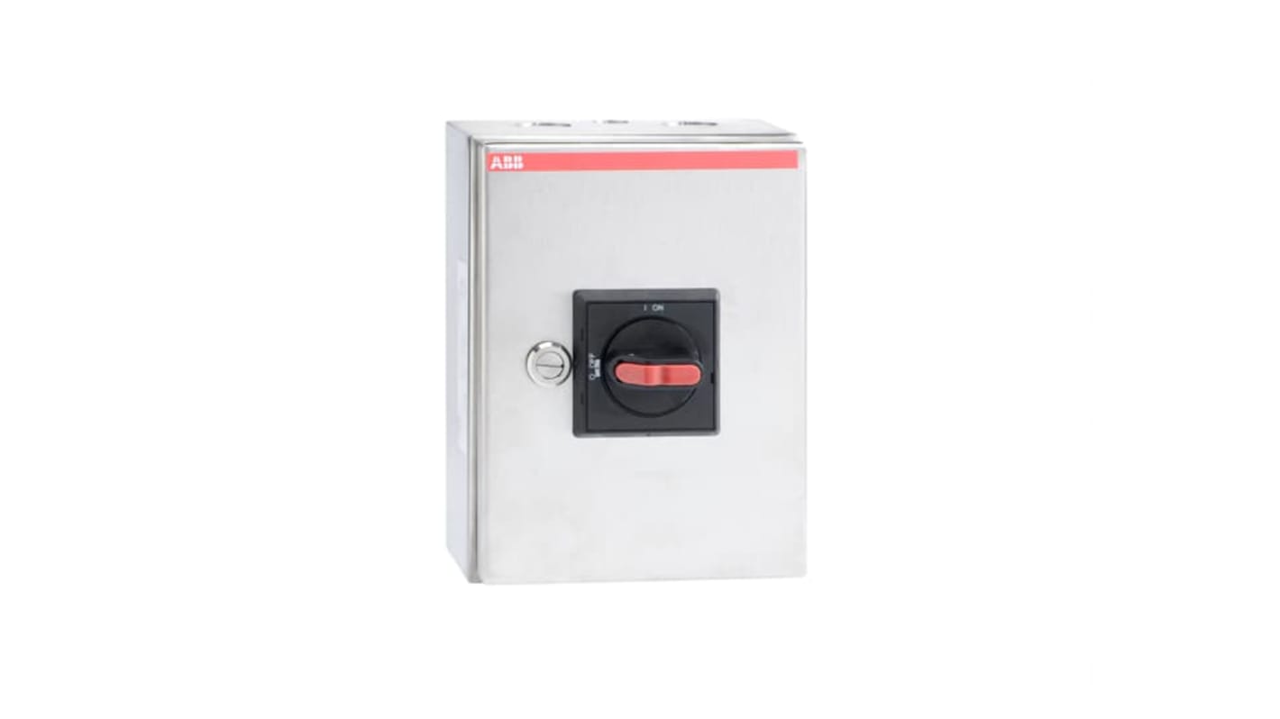 ABB 3P Pole Screw Mount Switch Disconnector - 45A Maximum Current, 15kW Power Rating, IP65