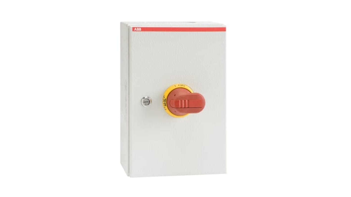 ABB 6P Pole Screw Mount Switch Disconnector - 63A Maximum Current, 22kW Power Rating, IP65