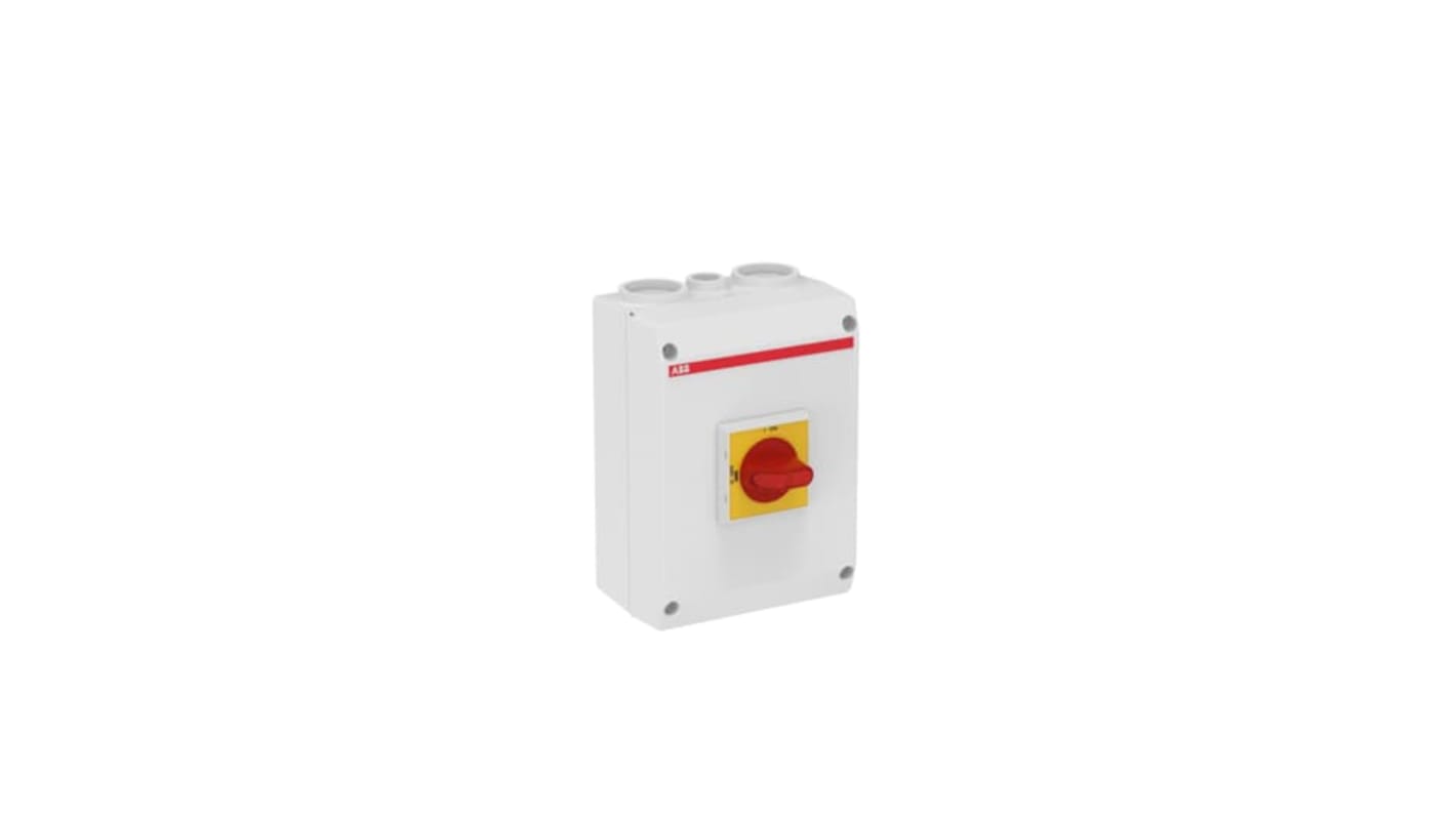 ABB 3P Pole Screw Mount Switch Disconnector - 45A Maximum Current, 30kW Power Rating, IP65