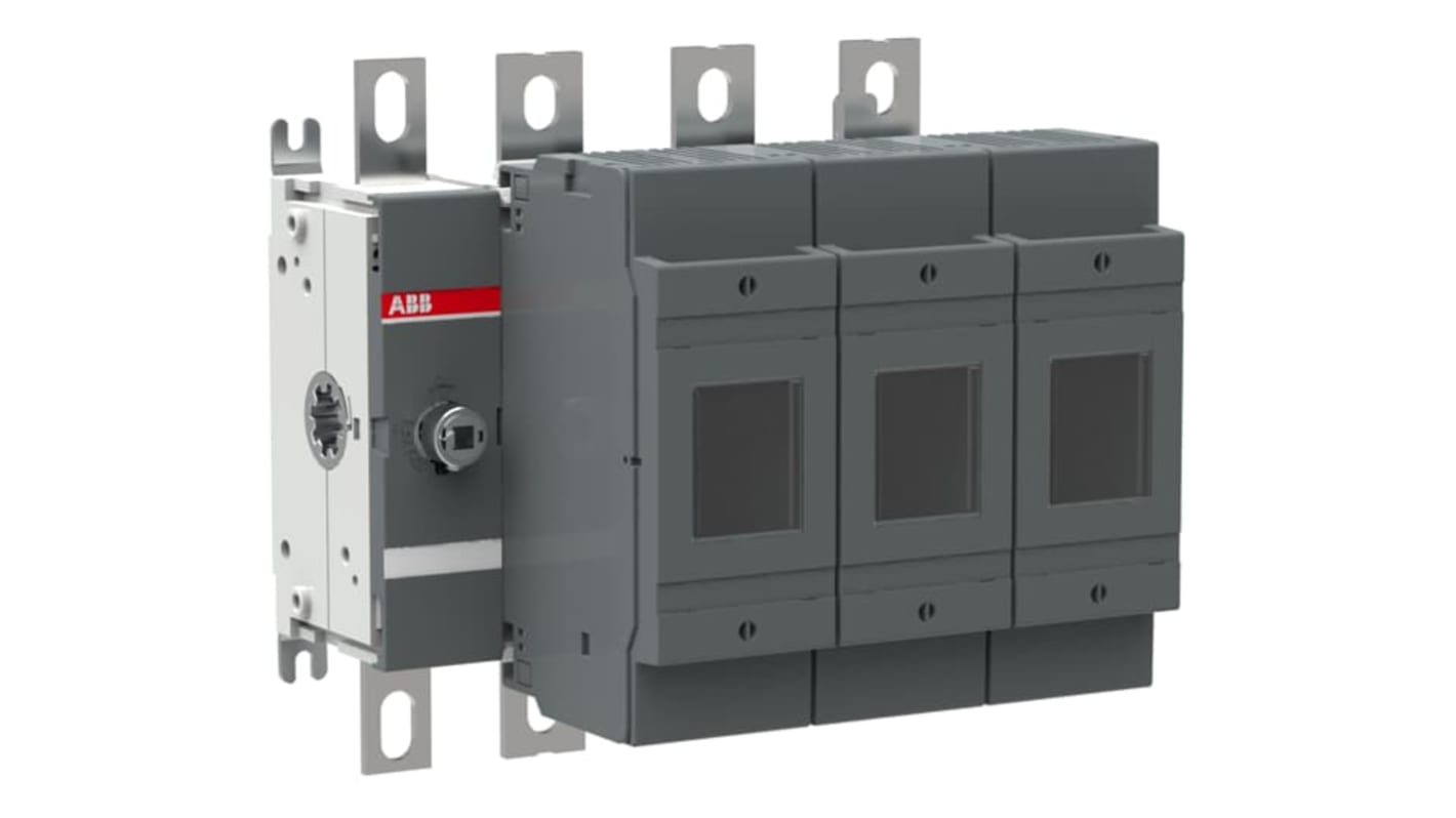 Interruptor seccionador con fusible ABB, 4, Fusible B1-B3 250A