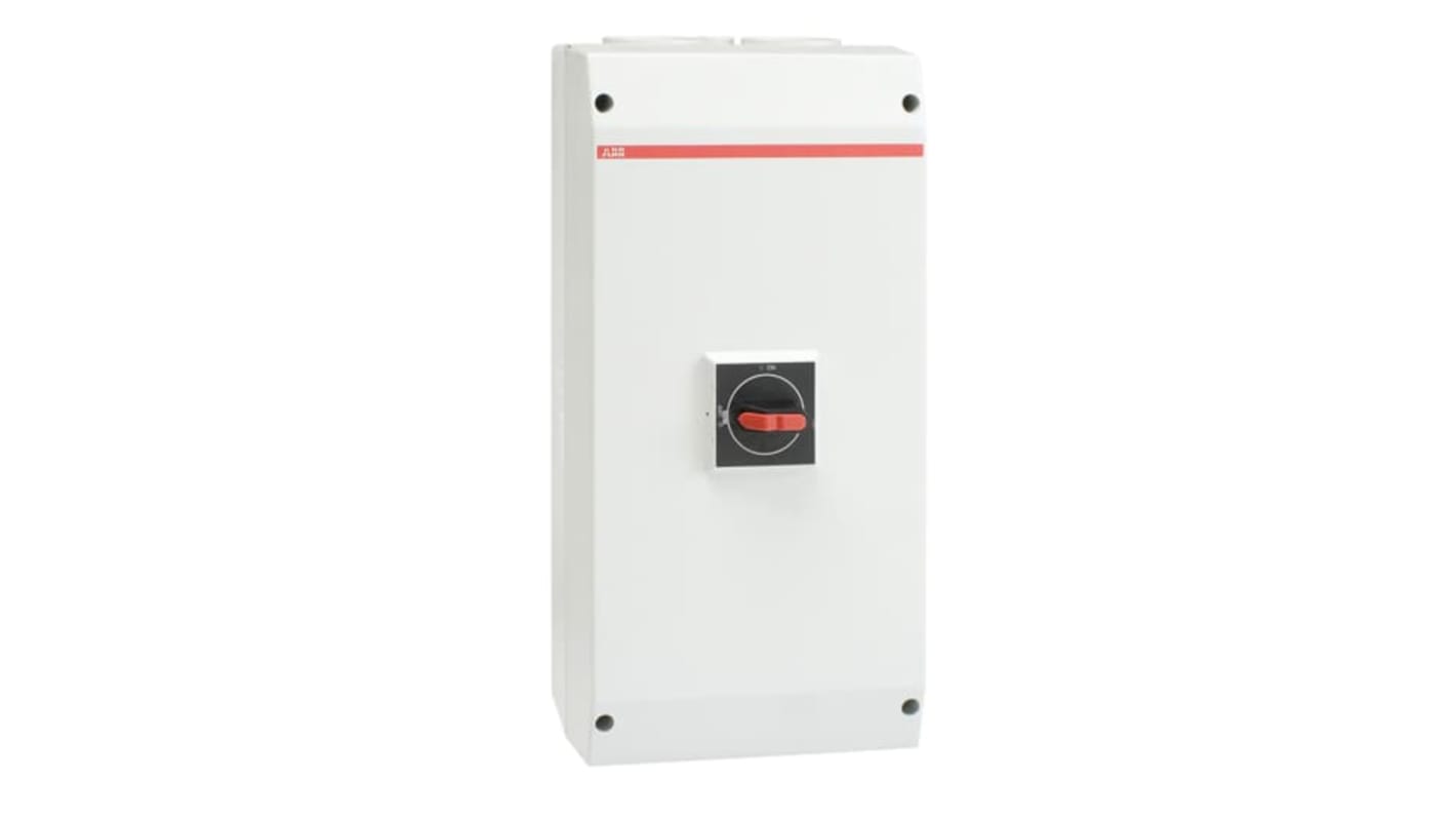 Interruptor seccionador, 3P, NA, Corriente 100A, Potencia 37kW, IP65 1SCA022812R2890