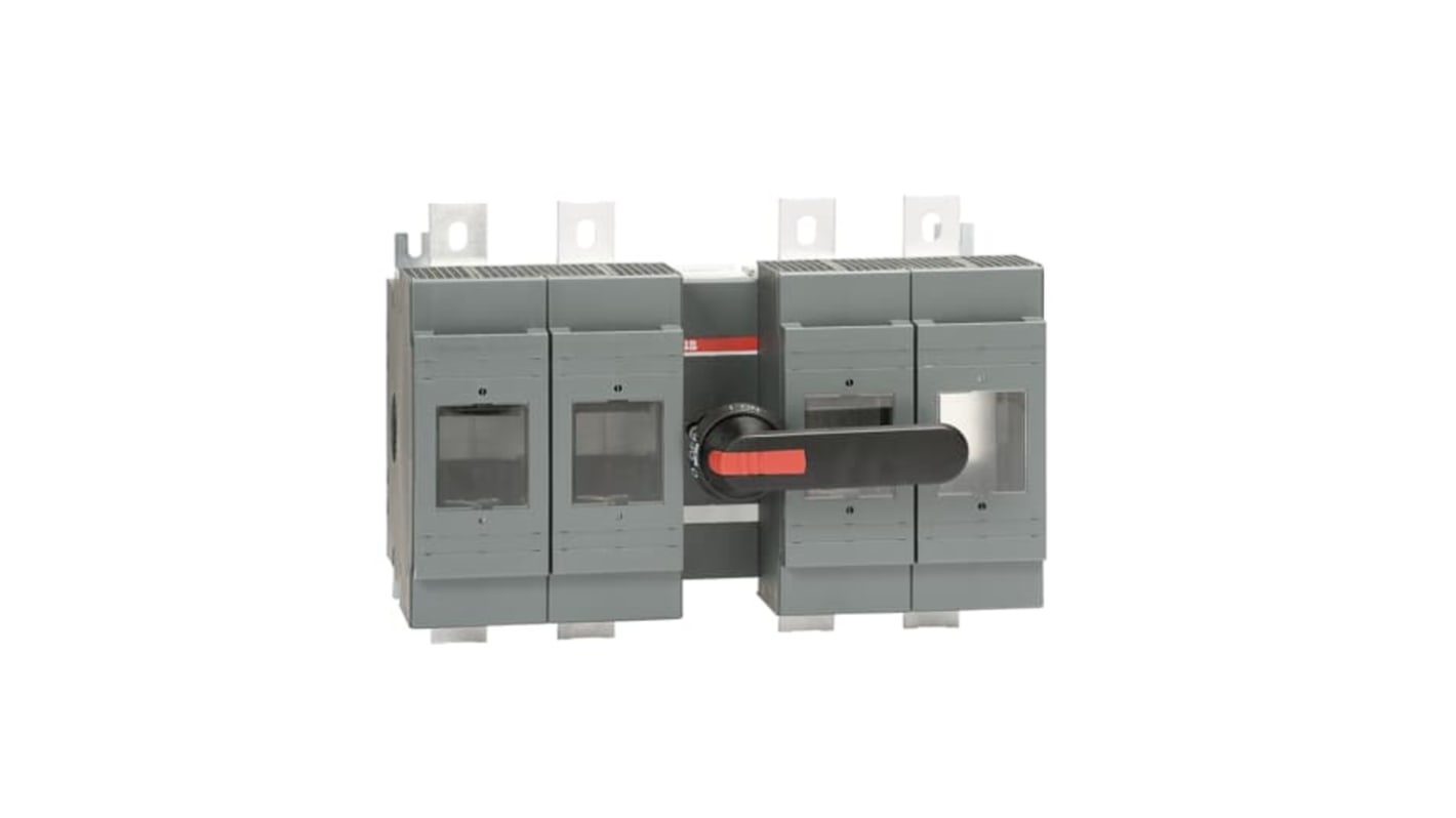 ABB Fuse Switch Disconnector, 4 Pole, 800A Fuse Current