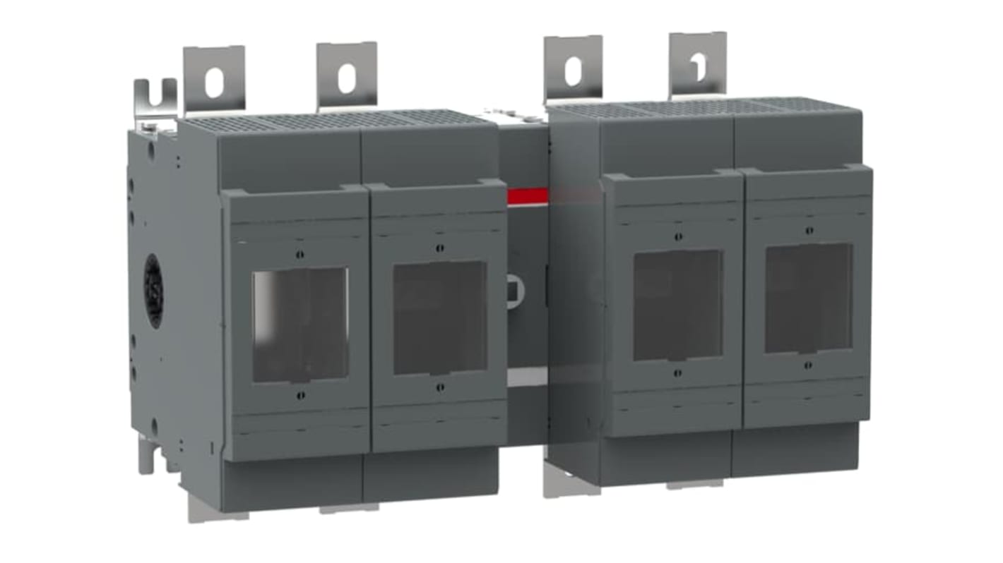 ABB Fuse Switch Disconnector, 4 Pole, 800A Fuse Current