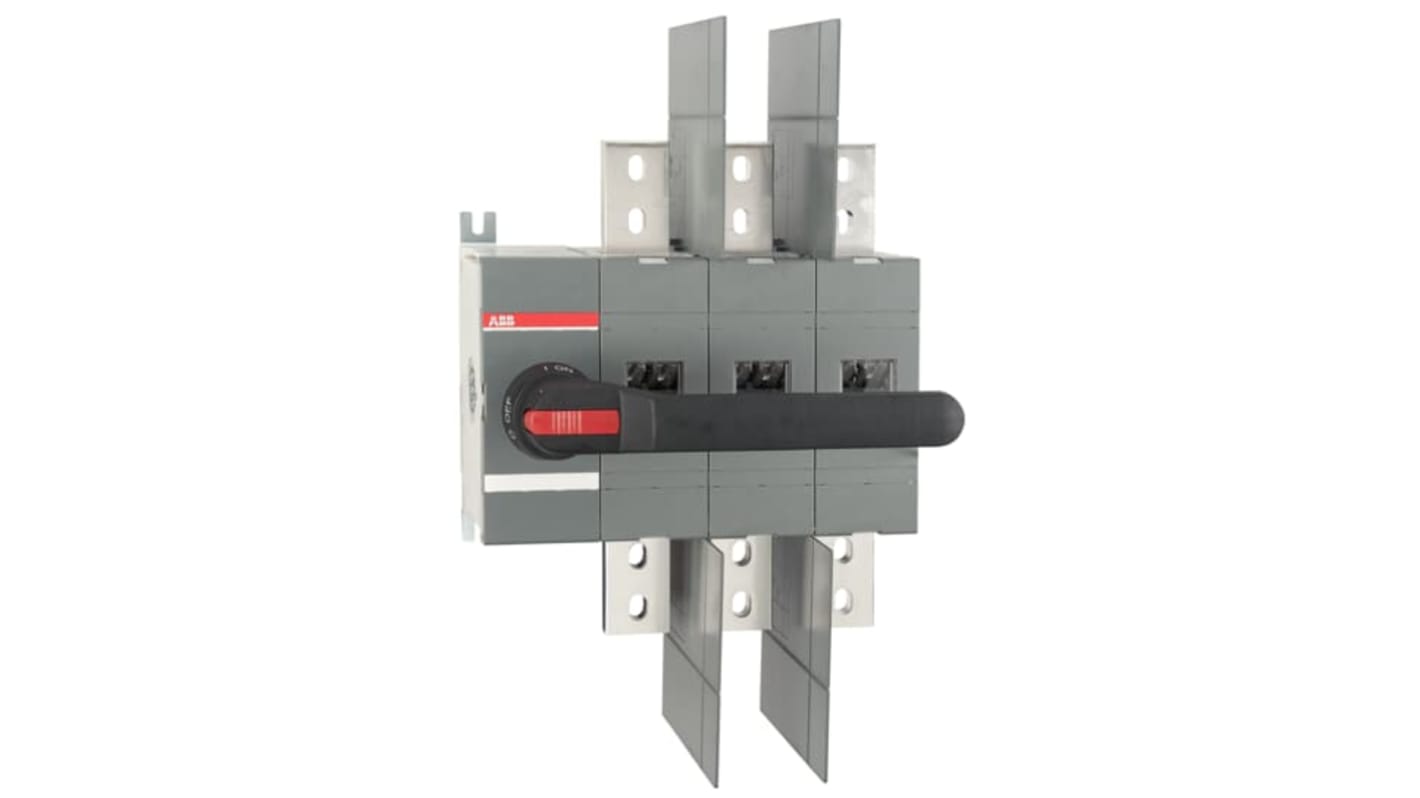 ABB 3P Pole Surface Mount Switch Disconnector - 1600A Maximum Current, 710kW Power Rating, IP00