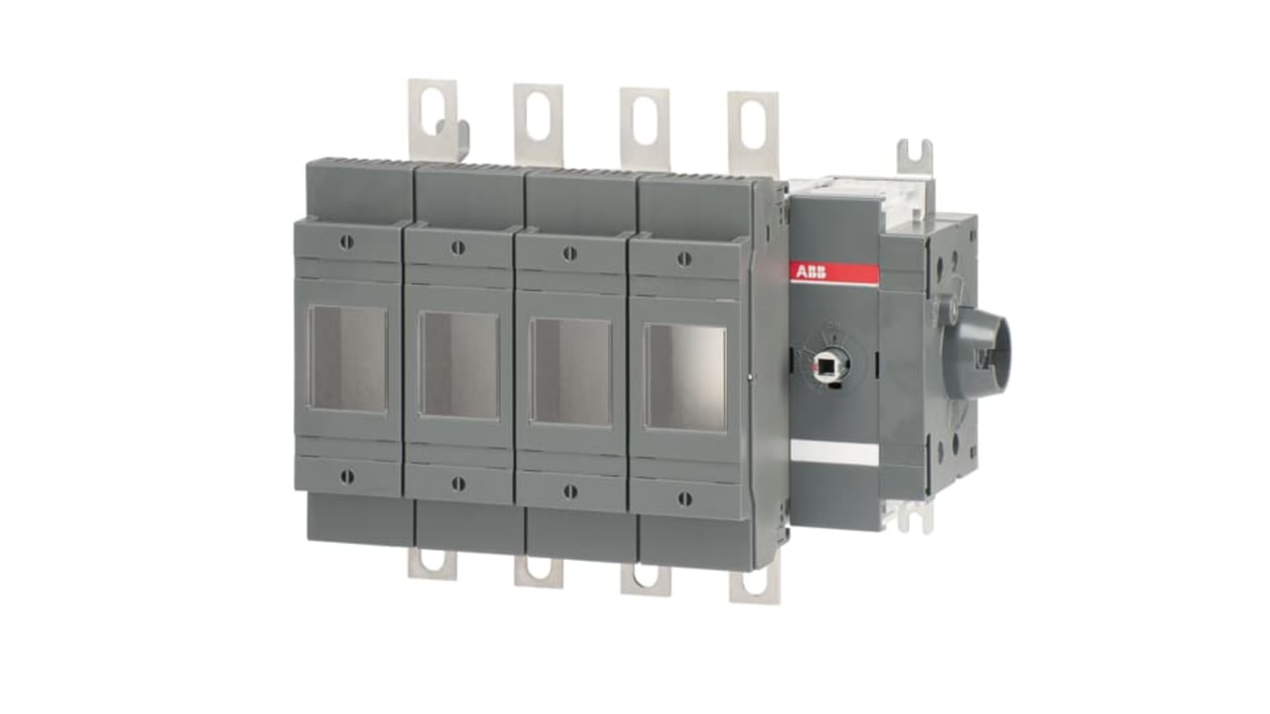 ABB Fuse Switch Disconnector, 4 Pole, 200A Fuse Current