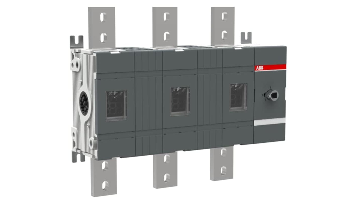 Interruptor seccionador, 3P, NA, Corriente 1.600A, Potencia 250kW, IP00 1SCA022871R7810