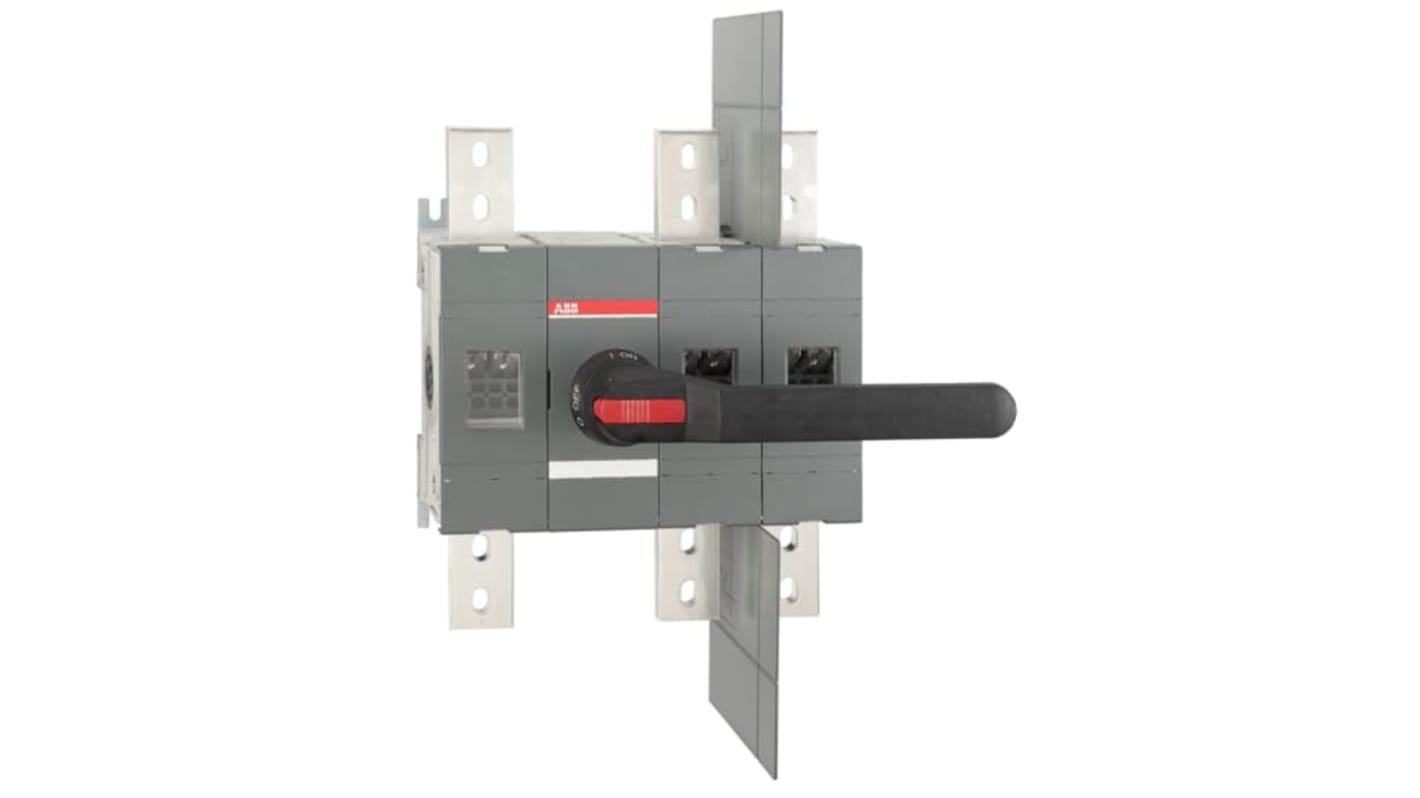 Interruptor seccionador, 3P, NA, Corriente 1.600A, Potencia 1.200kW, IP00, IP65 1SCA022871R9270