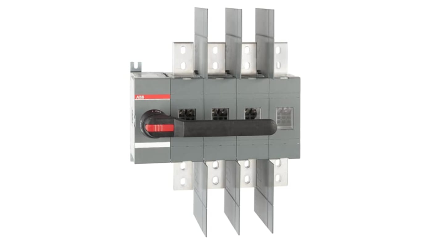 ABB 4P Pole Screw Mount Switch Disconnector - 1600A Maximum Current, 1200kW Power Rating, IP00