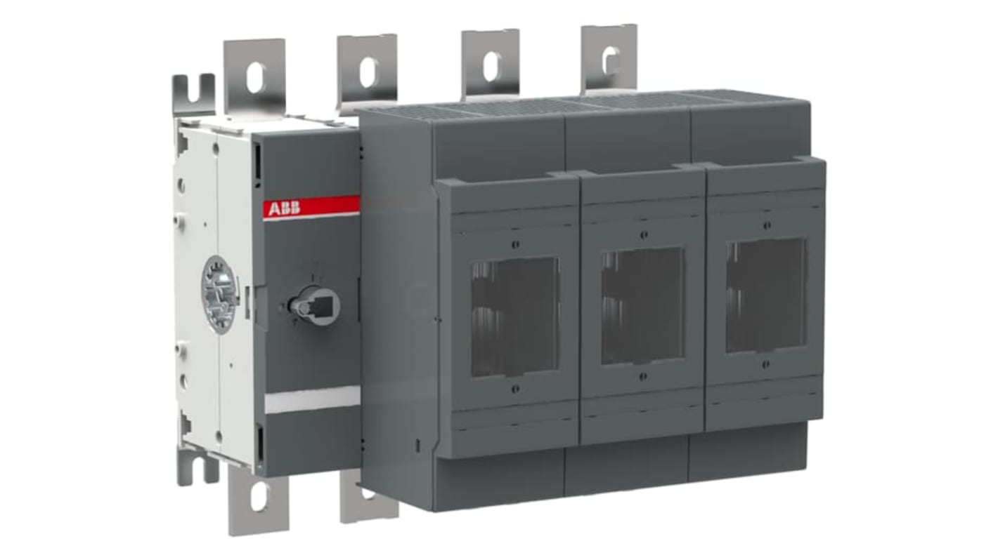 Interruptor seccionador con fusible ABB, 4, Fusible C1-C2 630A