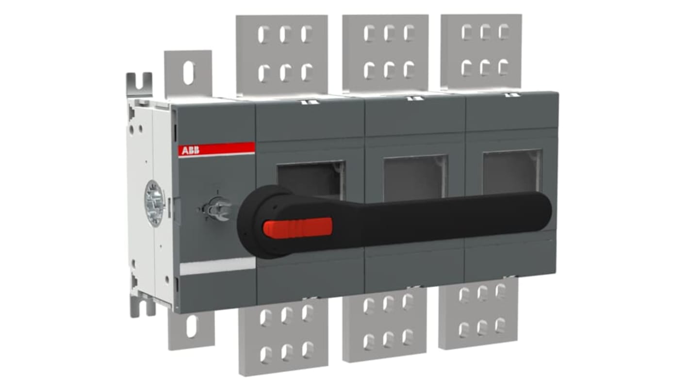 ABB 4P Pole Surface Mount Switch Disconnector - 2500A Maximum Current, IP00