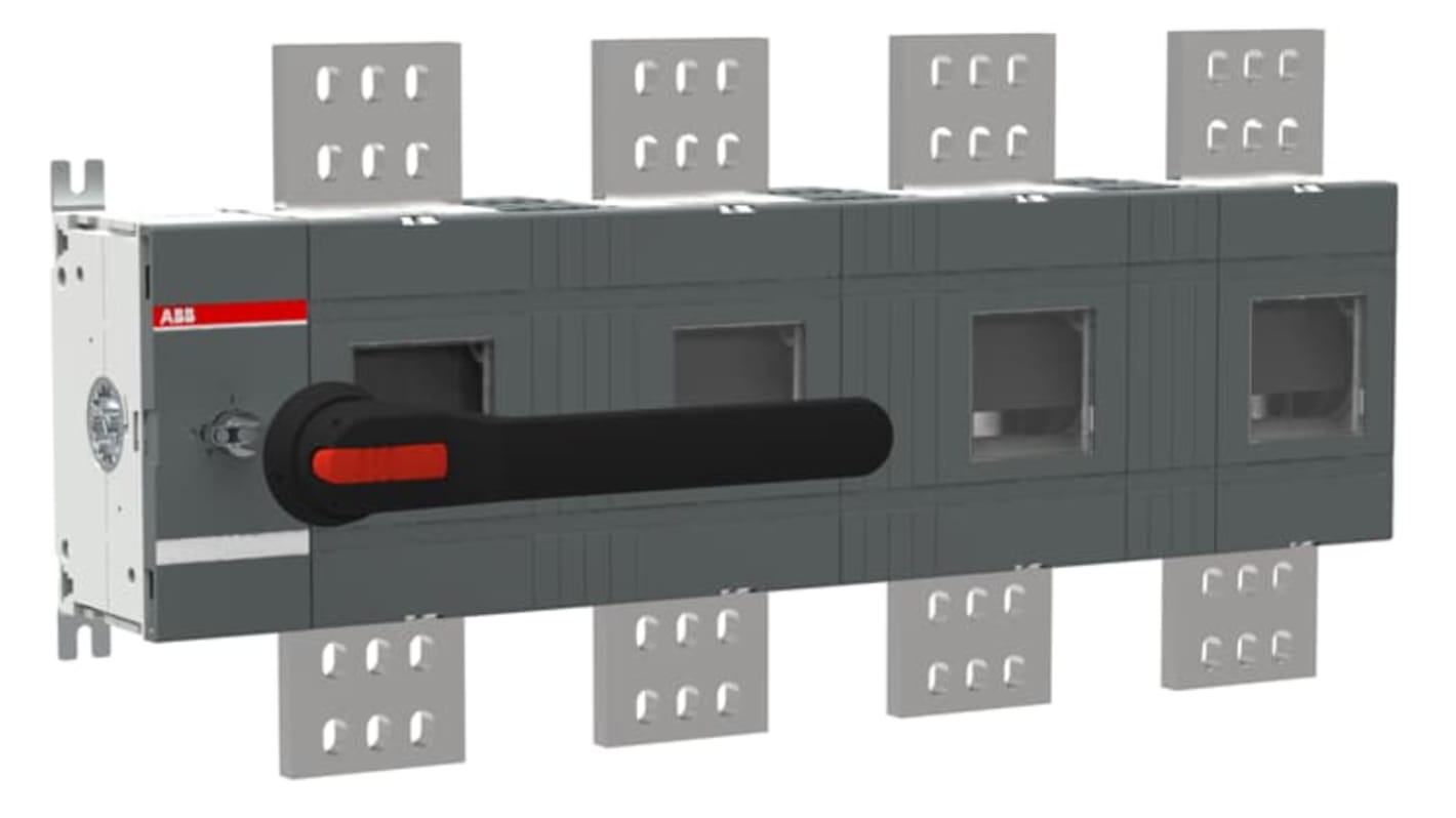 ABB 4P Pole Screw Mount Switch Disconnector - 2500A Maximum Current, IP00, IP65