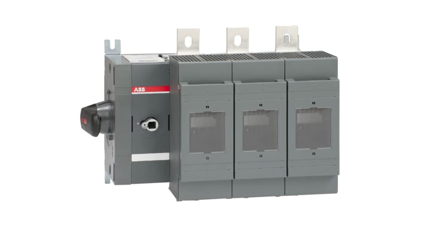 ABB Fuse Switch Disconnector, 3 Pole, 630A Fuse Current