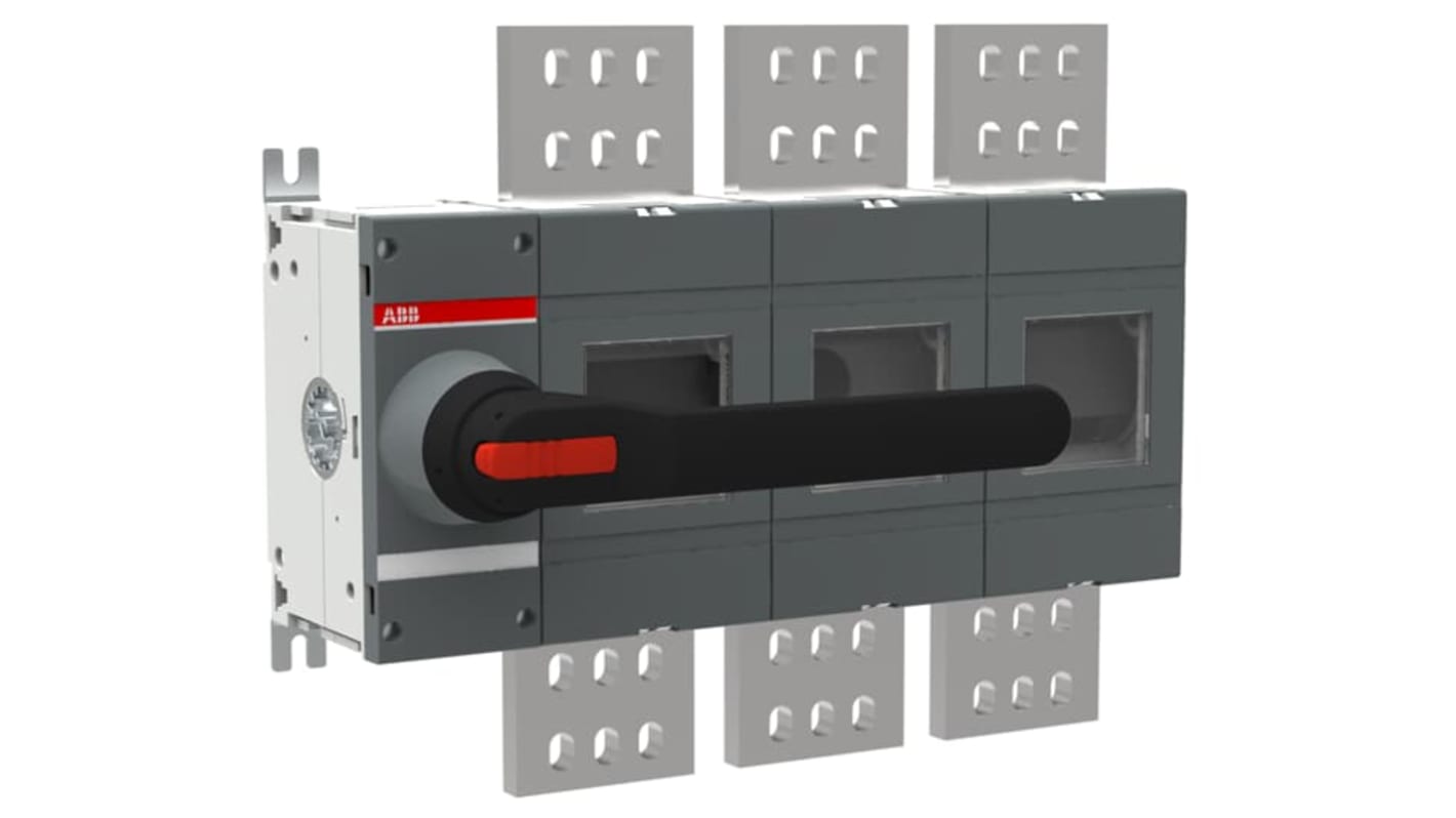 ABB 3P Pole Screw Mount Switch Disconnector - 2000A Maximum Current, IP00