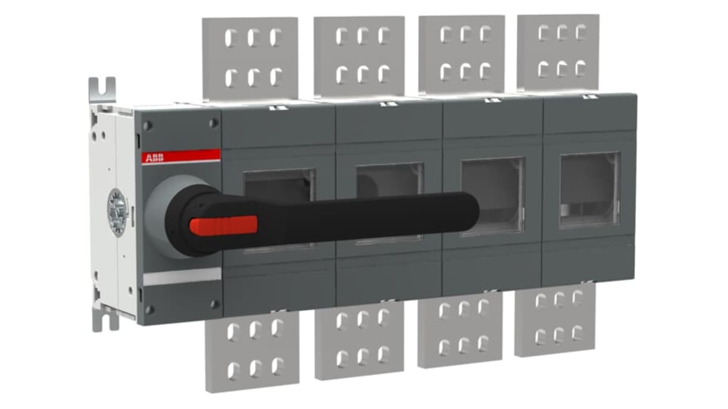 Sezionatore con interruttore ABB 1SCA108362R1001 serie OT, 4P, NO, 2000A, montaggio su superficie 1SCA108362R1001, IP00