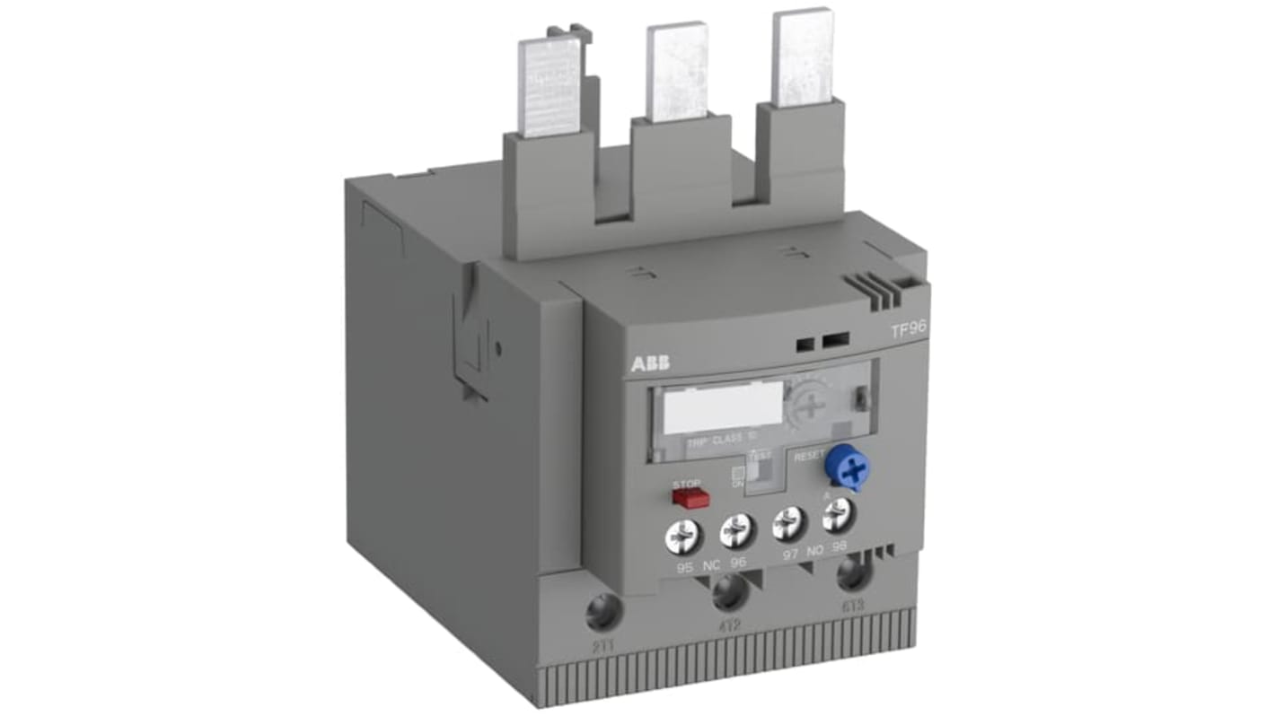 ABB Overload Relay 1NC, 1NO, 6 A F.L.C, 51 A Contact Rating, 440 V dc, 600 V dc, 3P