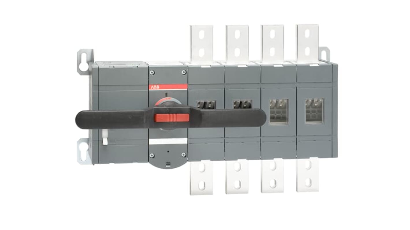 ABB 4P Pole Screw Mount Switch Disconnector - 1600A Maximum Current, 1200kW Power Rating, IP00