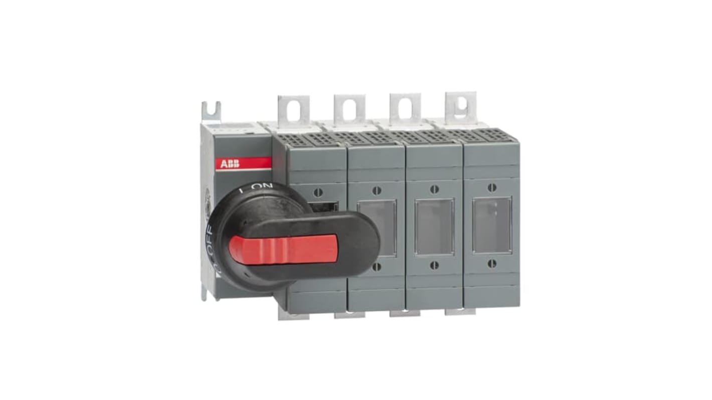 ABB Fuse Switch Disconnector, 4 Pole, 125A Fuse Current