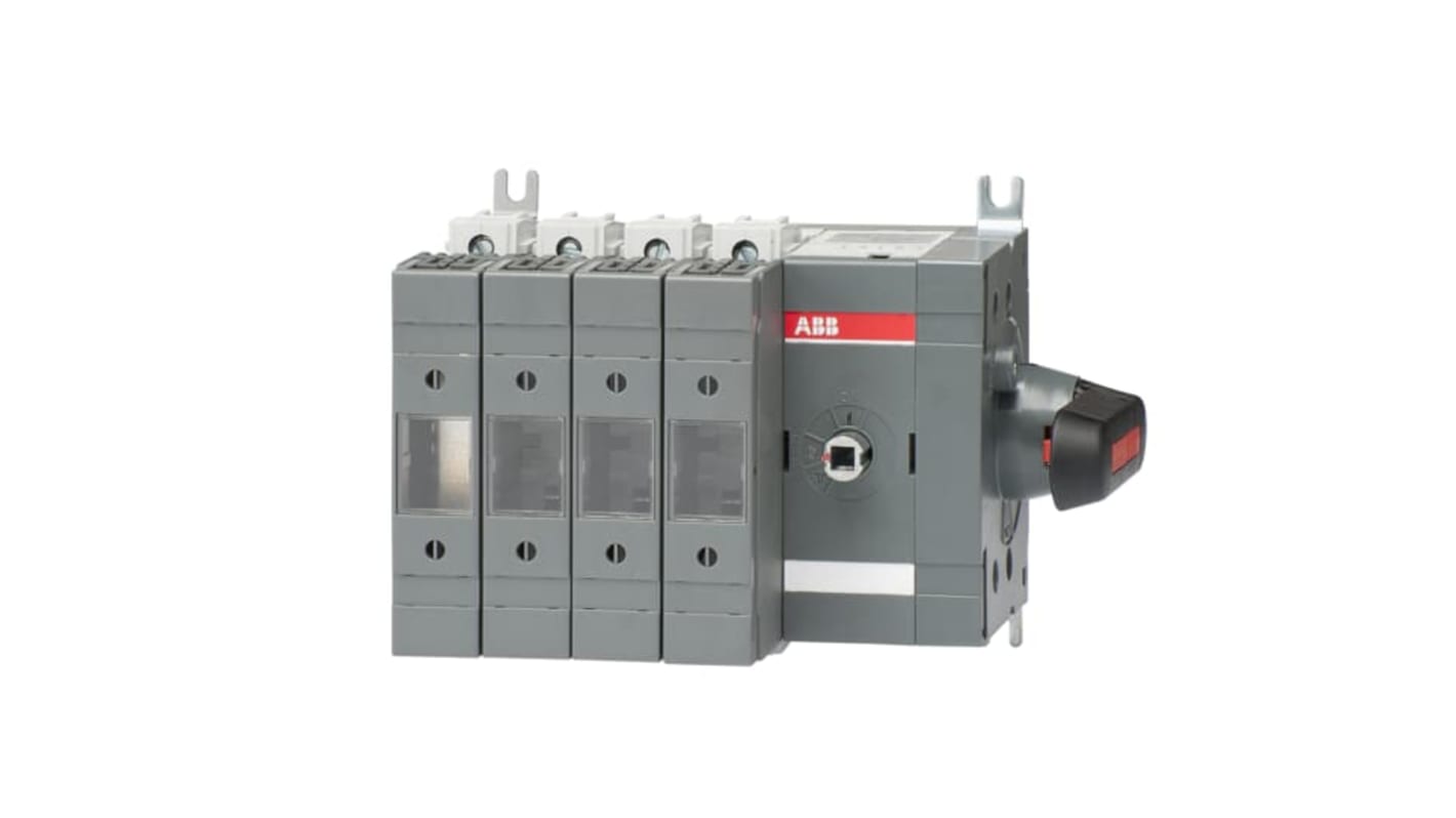 Interruptor seccionador con fusible ABB, 4, Fusible A2-A3 63A
