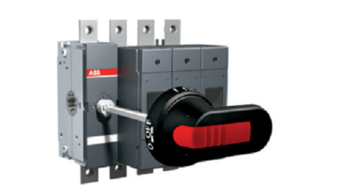 ABB Fuse Switch Disconnector, 4 Pole, 100A Fuse Current