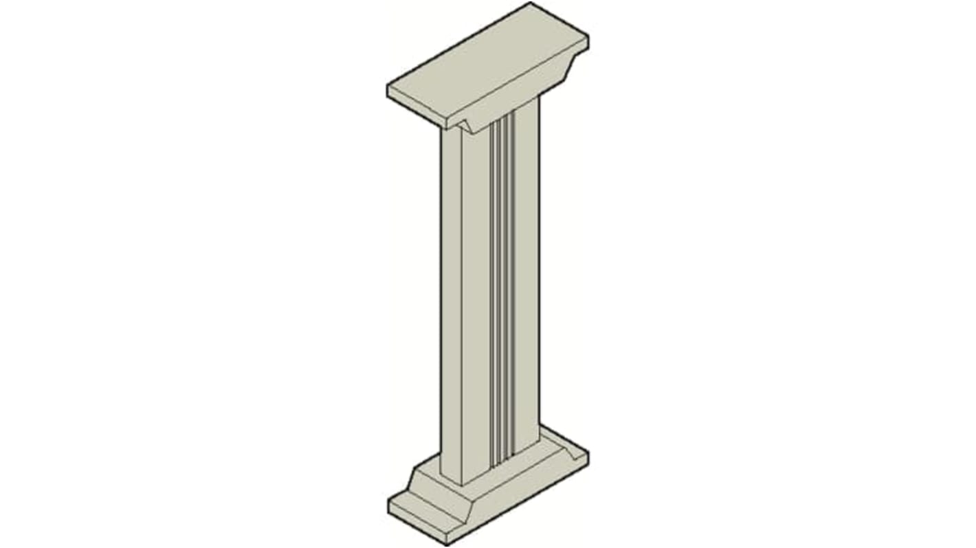 ABB GEMINI Stahl Sockel Turmfuß, 318 x 188 x 833mm, für Gehäuse, H. 833 mm, B. 188 mm, T. 318mm