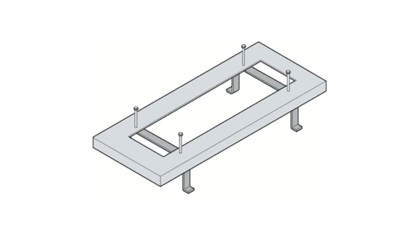 ABB GEMINI Series Steel Floor Frame, 31mm H, 578mm W, 696mm L For Use With Enclosure