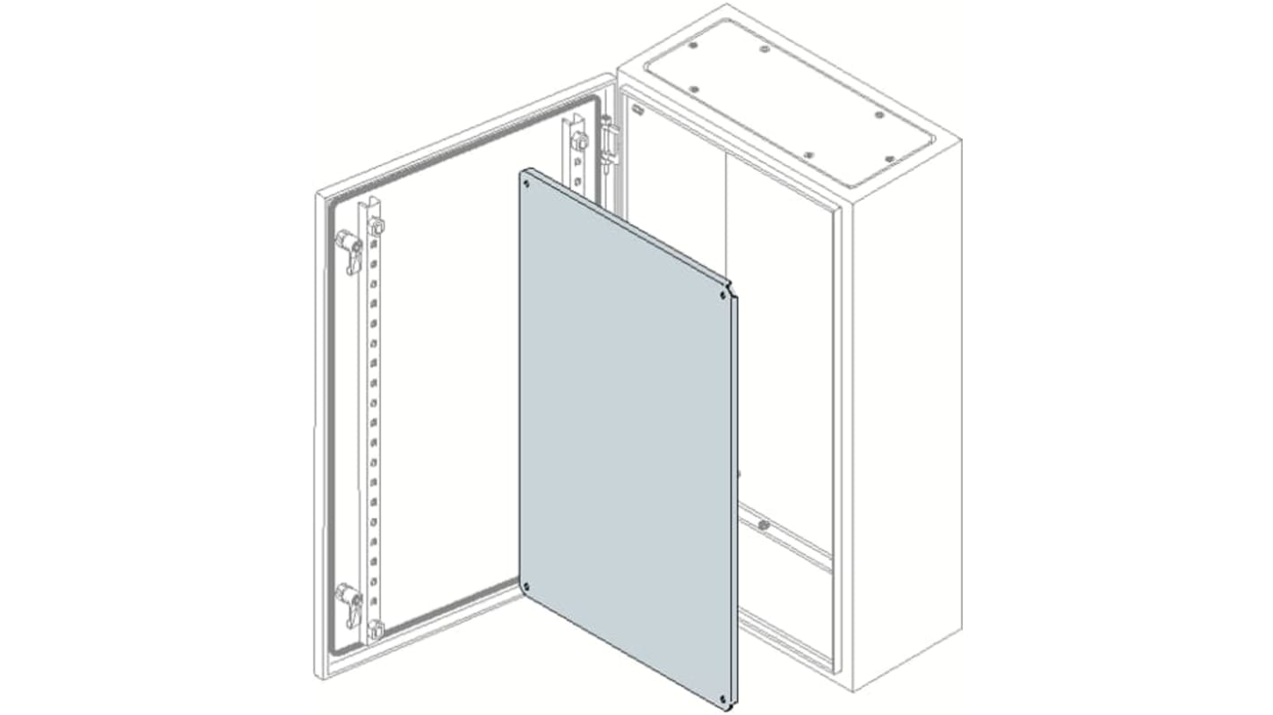 ABB SR/SRN Series Steel Plate for Use with Enclosure, 1000 x 800 x 960mm