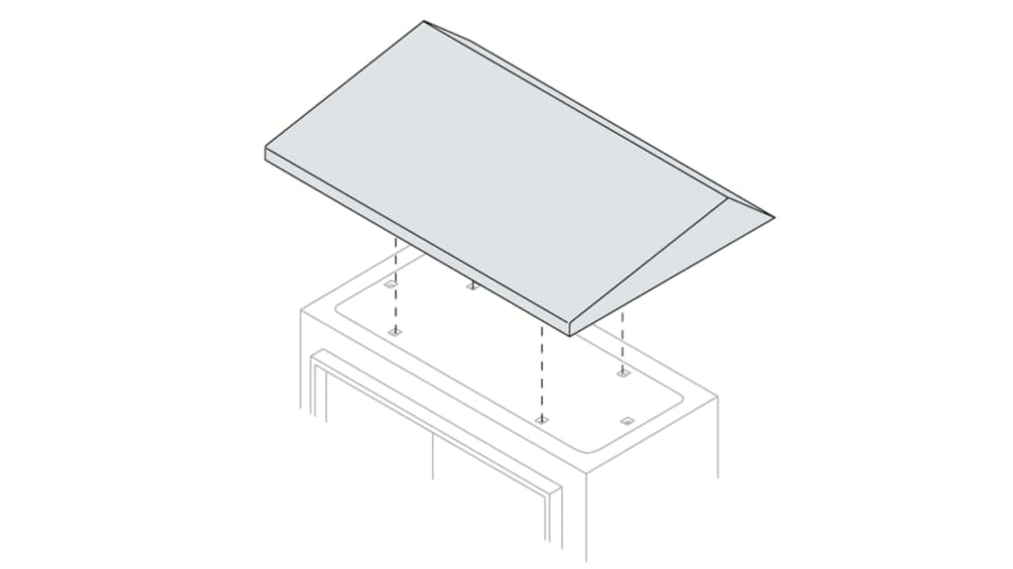 ABB Tropfschutz, 200 x 150 x 55mm, für Gehäuse SR/SRN