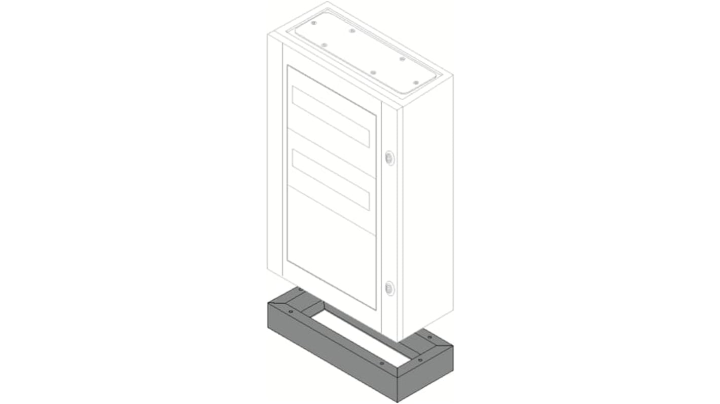 Piedistallo ABB, Grigio, 100 x 400 x 250mm, per: Contenitori SR2