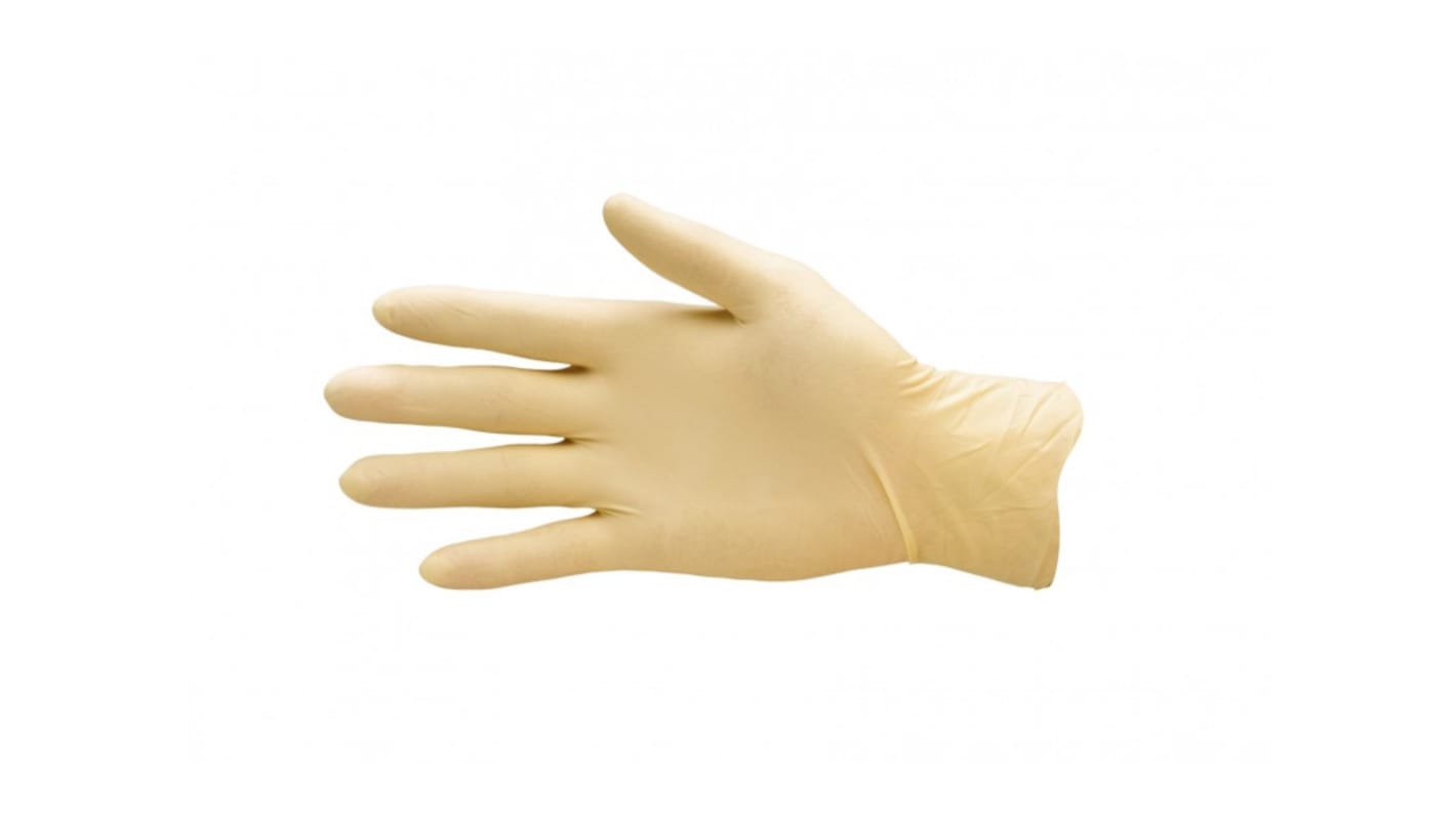 Pro-Val Securitex PF Powder-Free Natural Rubber Latex Disposable Gloves, Size XS, 100 per Pack