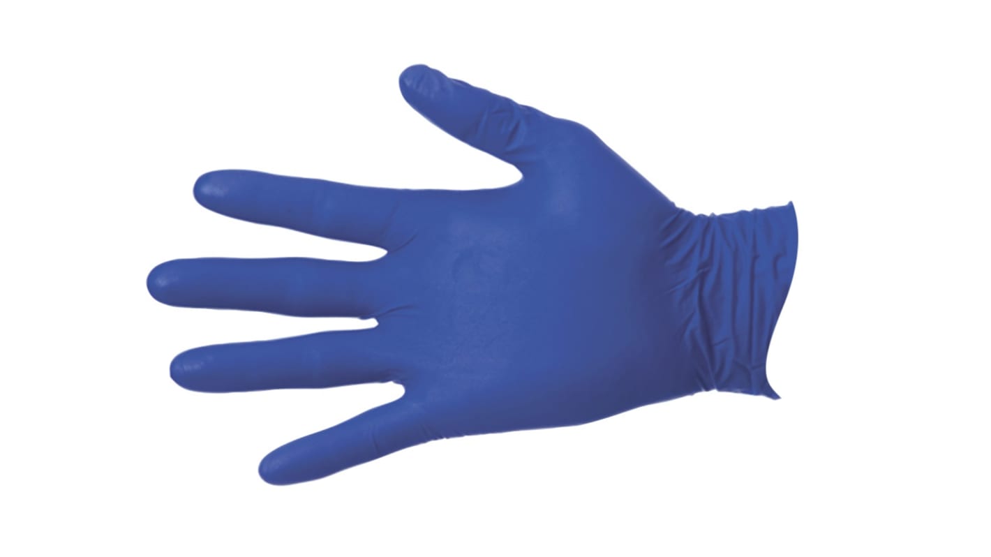 Pro-Val NiteSafe Powder-Free Nitrile Rubber Disposable Gloves, Size M, 100 per Pack