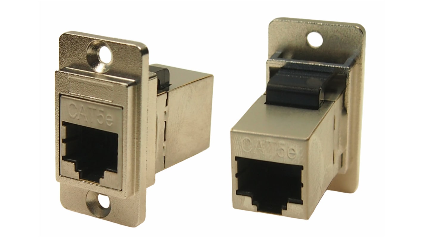 RS PRO RJ45 モジュラーコネクタ, ソケット, RJ45コネクタ, パネルマウント, Cat5e | RS