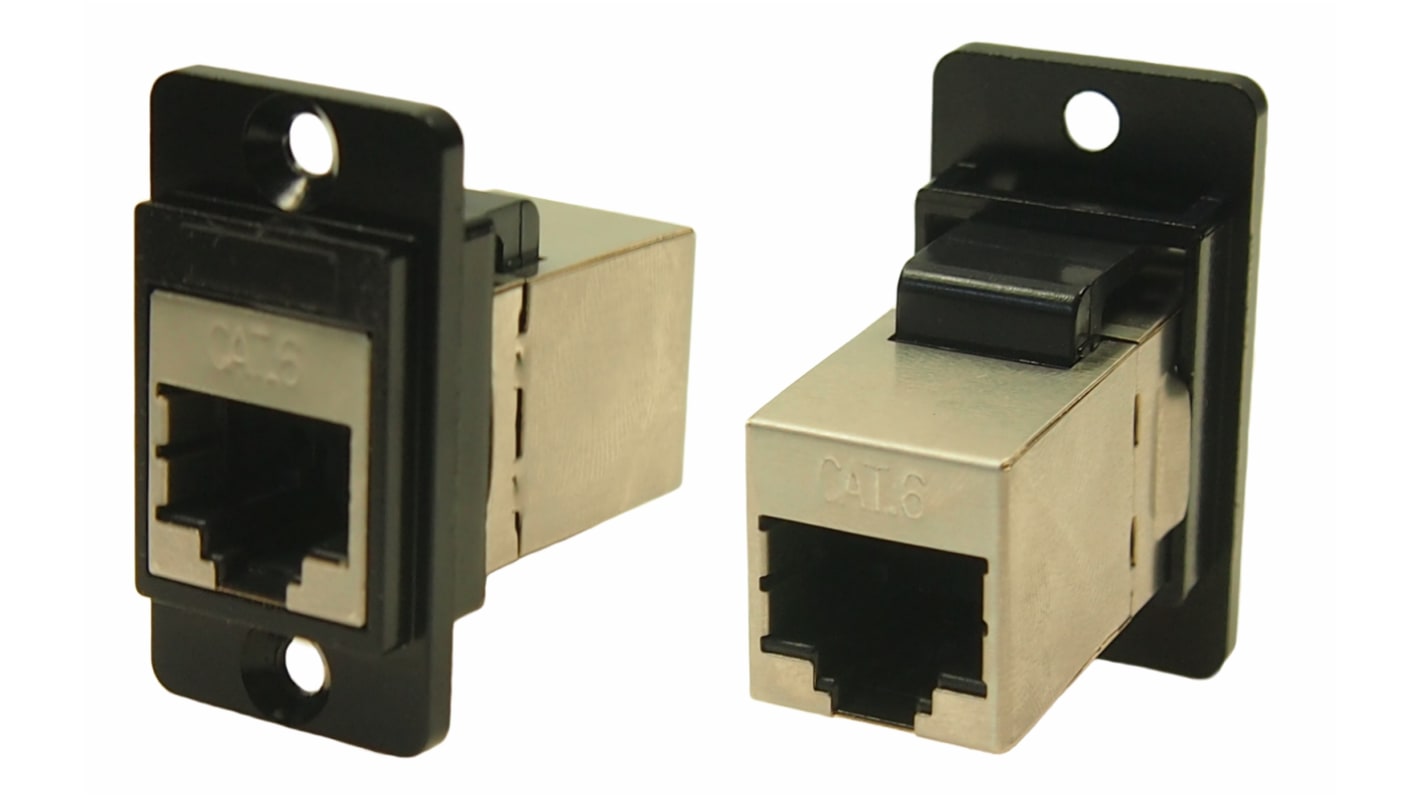 RS PRO Socket RJ45 Connector, Panel Mount, Cat6